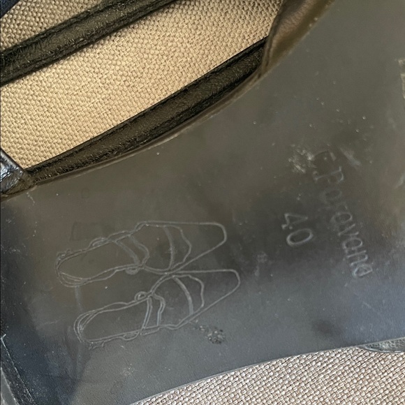 C. Paravano Black Slingback Flats - Picture 4 of 9